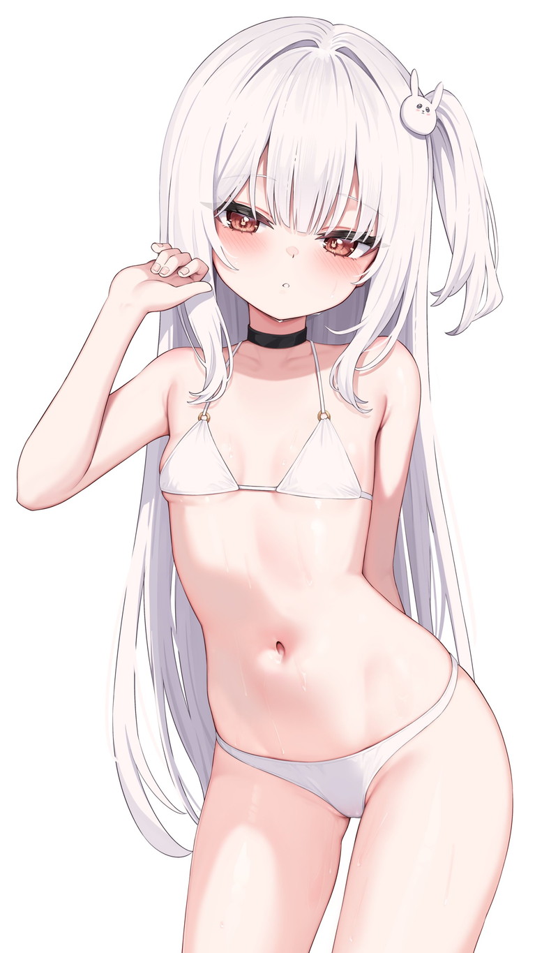 【二次】綺麗な肌がエッチな美肌女子のエロ画像 Part２