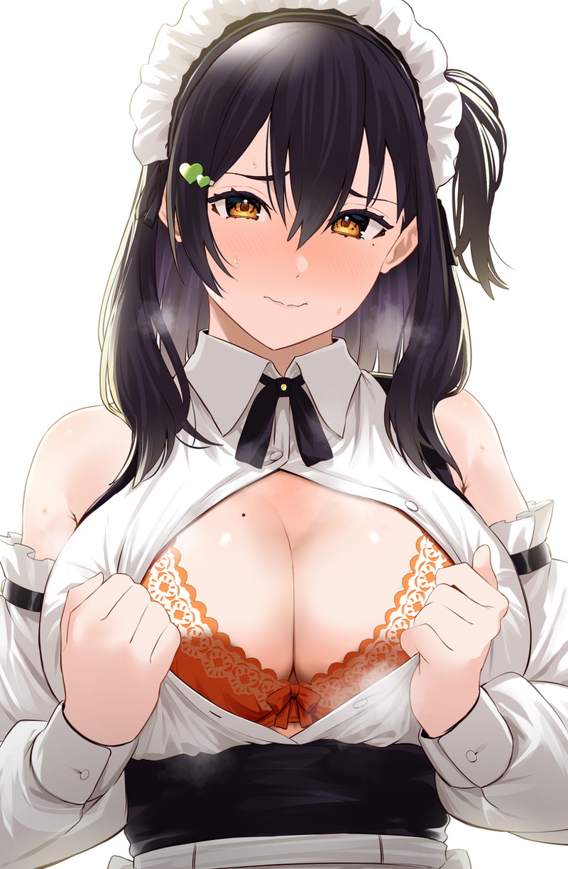 【二次】服や下着が脱げかかっている女の子たちのエロ画像 Part５１