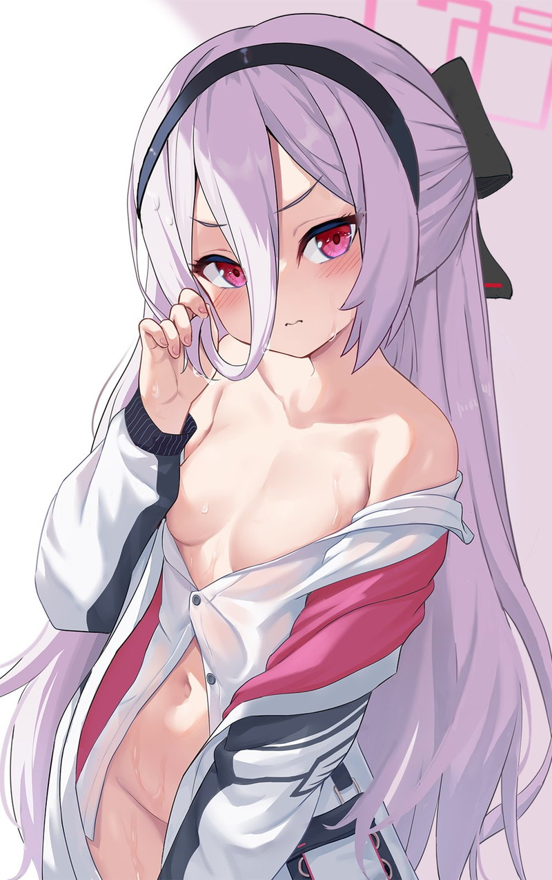 【二次】服や下着が脱げかかっている女の子たちのエロ画像 Part５１