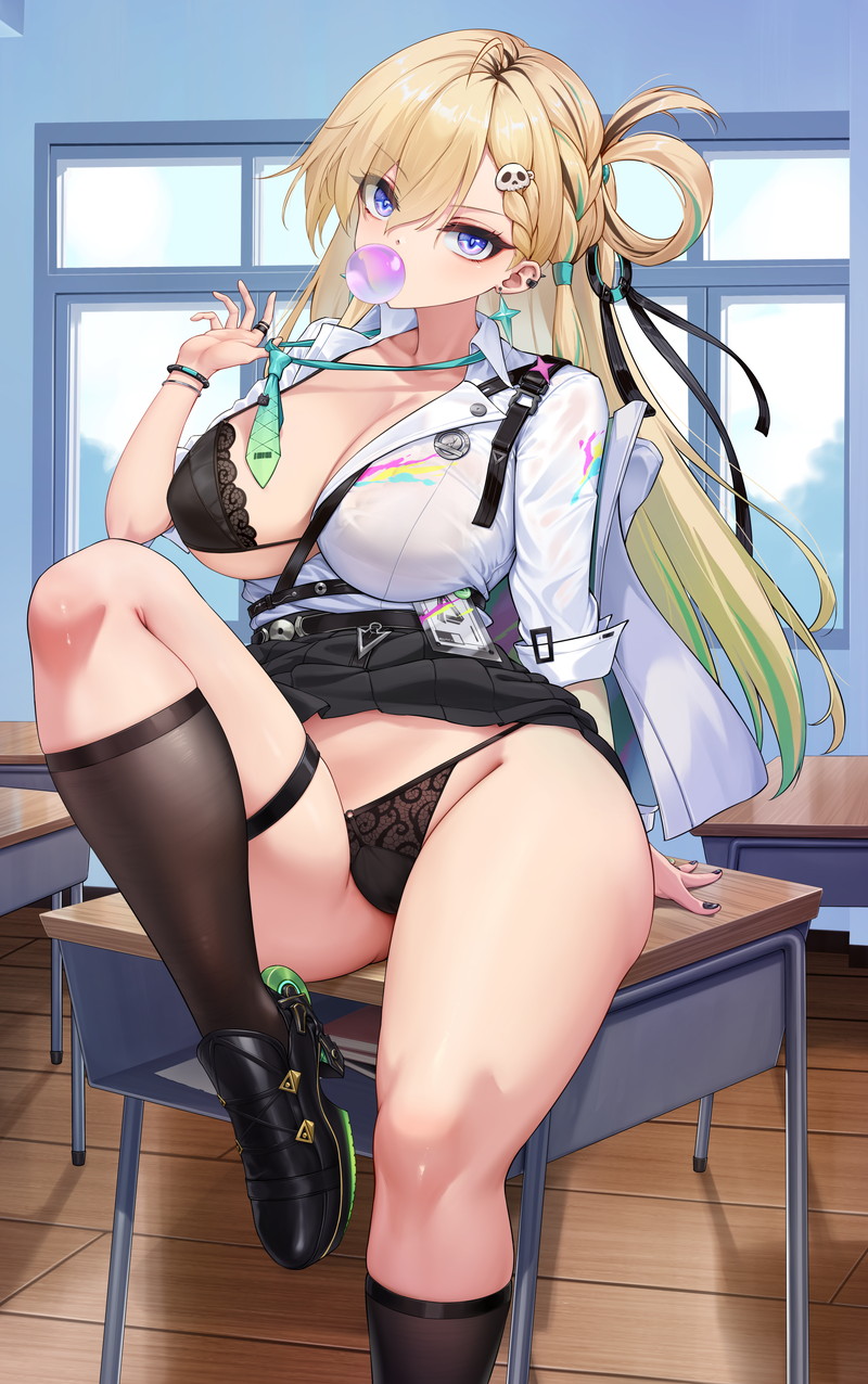 【二次】服や下着が脱げかかっている女の子たちのエロ画像 Part５１