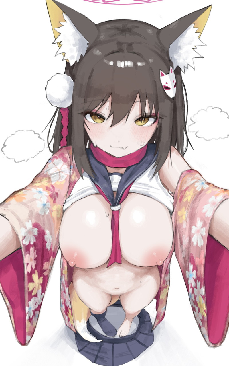 【二次】服や下着が脱げかかっている女の子たちのエロ画像 Part５１