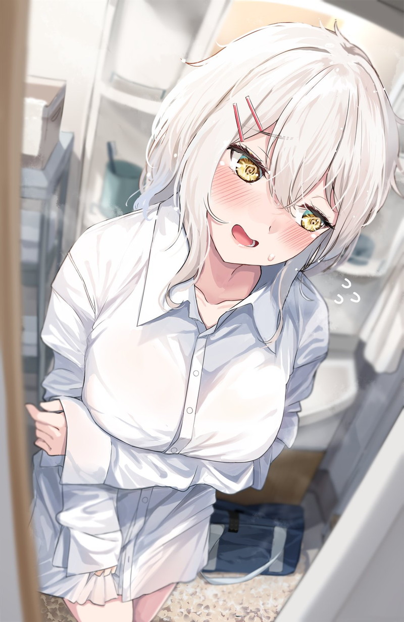 【二次】赤面、恥じらいエロ画像 Part１８３【まとめ】