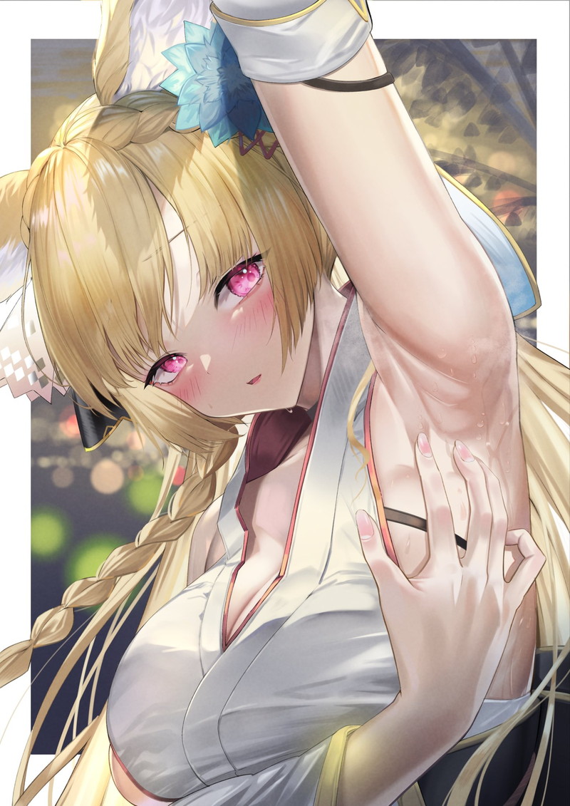 【二次】赤面、恥じらいエロ画像 Part１８３【まとめ】