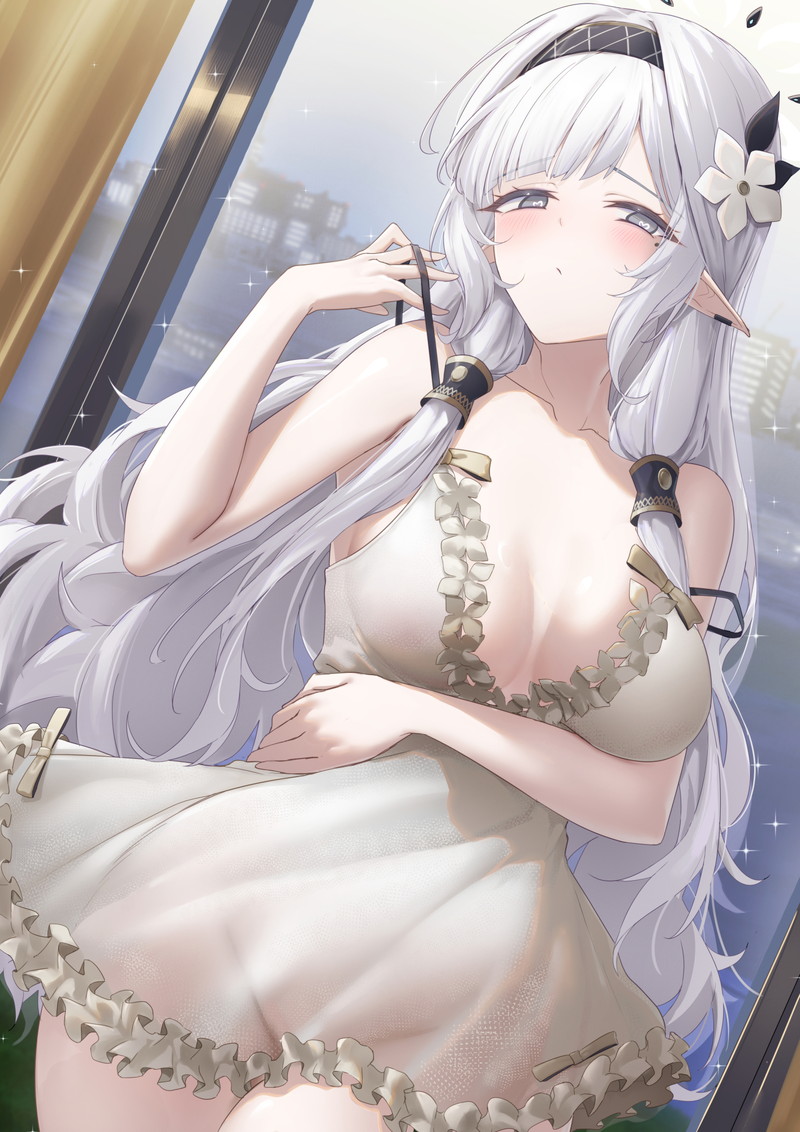 【二次】赤面、恥じらいエロ画像 Part１８４【まとめ】