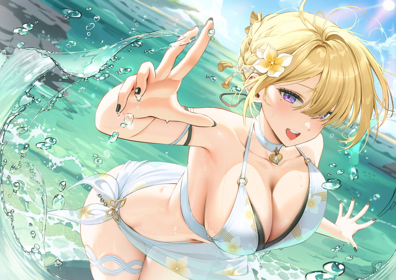 【二次】金髪、ブロンドヘアーの女の子のエロ画像 Part８２