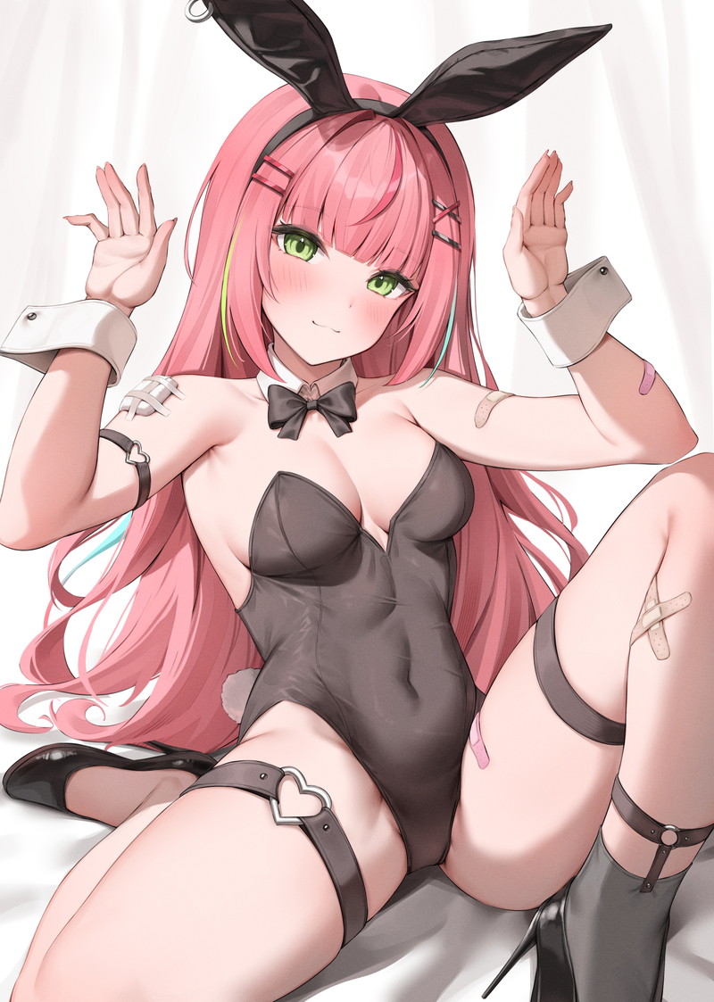 【開脚】股を開いたオマンコアピール二次エロ画像 Part３５