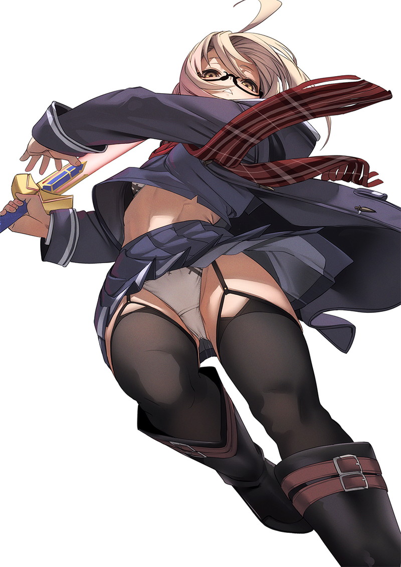【二次】ローアングル、下から見上げているエロ画像 Part９３