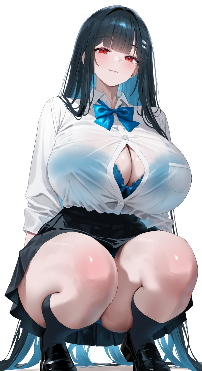 【二次】ローアングル、下から見上げているエロ画像 Part９３