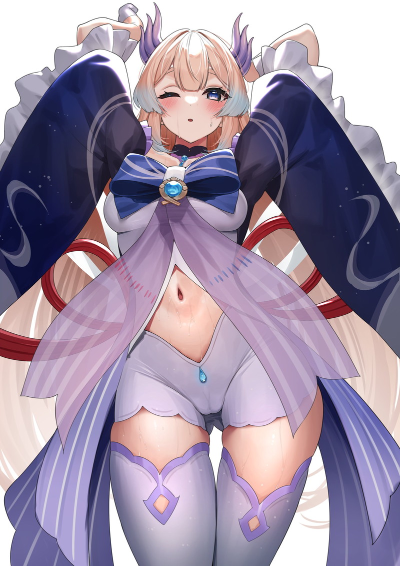 【二次】ショートパンツを履いた女の子のエロ画像 Part２１