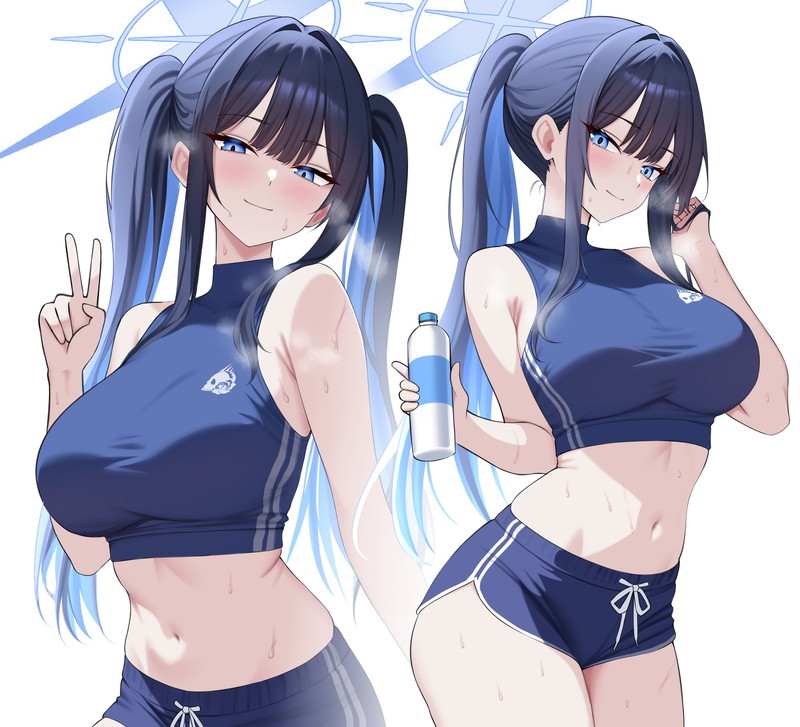 【二次】ショートパンツを履いた女の子のエロ画像 Part２１