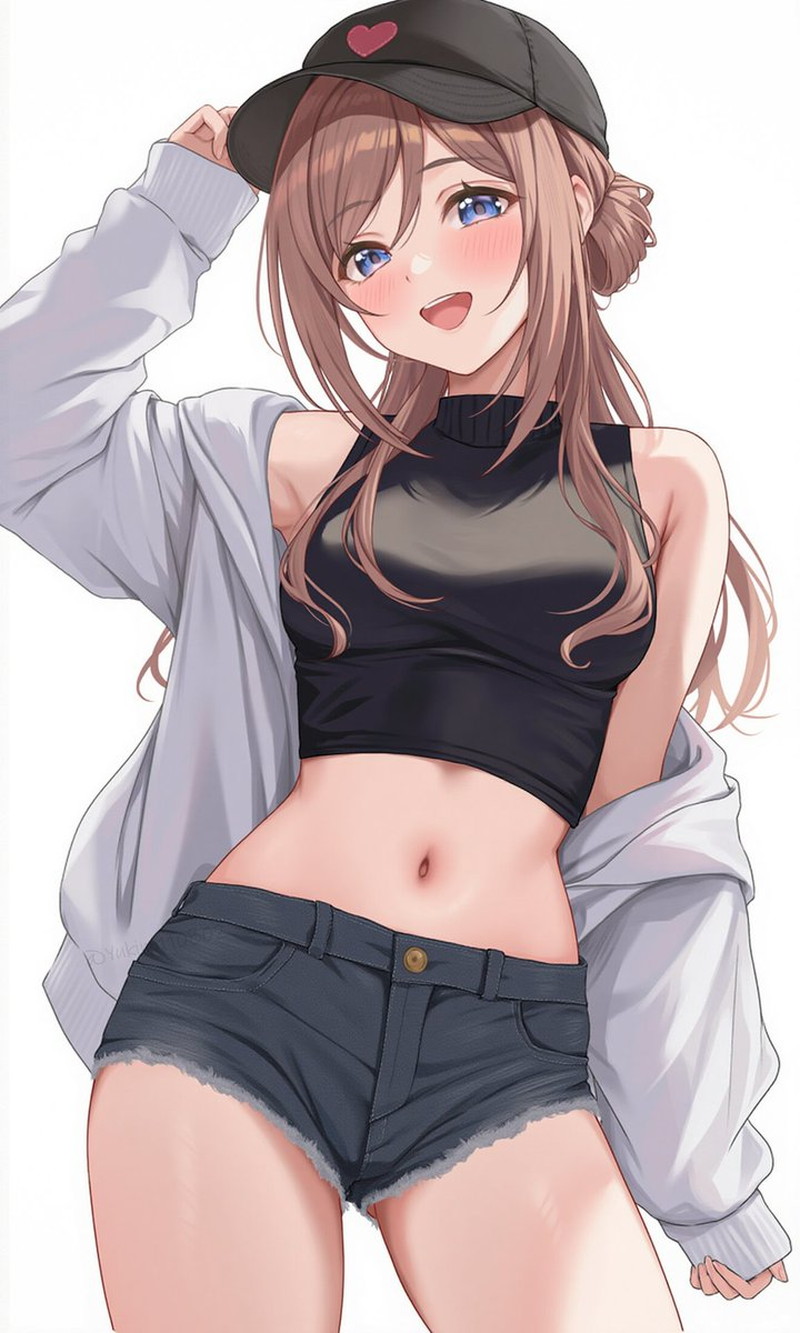 【二次】ショートパンツを履いた女の子のエロ画像 Part２１