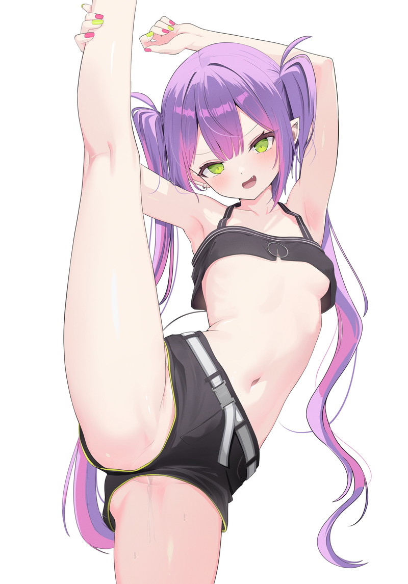 【二次】ショートパンツを履いた女の子のエロ画像 Part２１