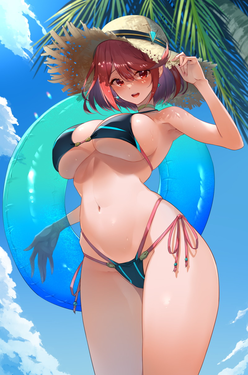 【二次】ローアングル、下から見上げているエロ画像 Part９６