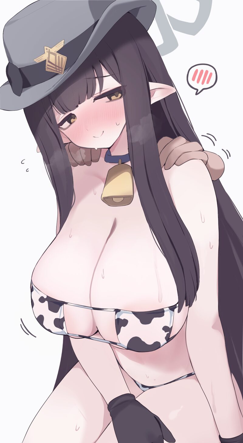 【二次】スケベな牛柄ビキニのエロ画像 Part２１