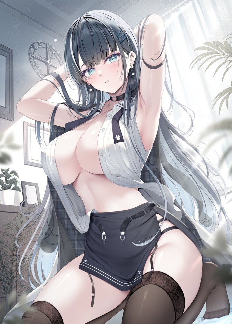 【二次】綺麗な肌がエッチな美肌女子のエロ画像 Part６