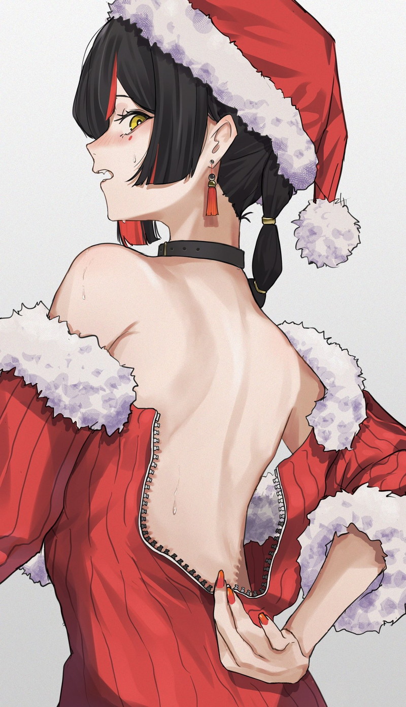綺麗な背中が興奮する二次エロ画像まとめ Part８
