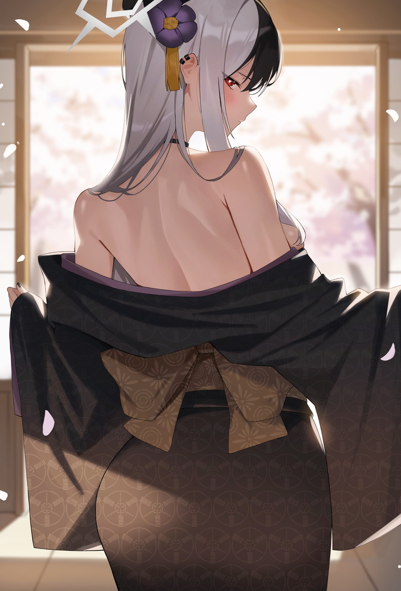 綺麗な背中が興奮する二次エロ画像まとめ Part８