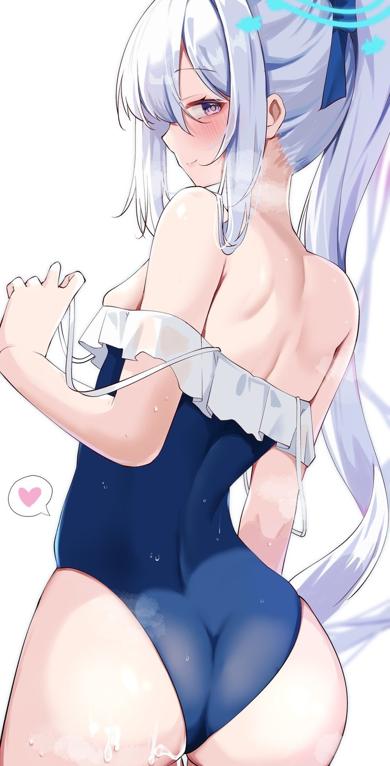 綺麗な背中が興奮する二次エロ画像まとめ Part８