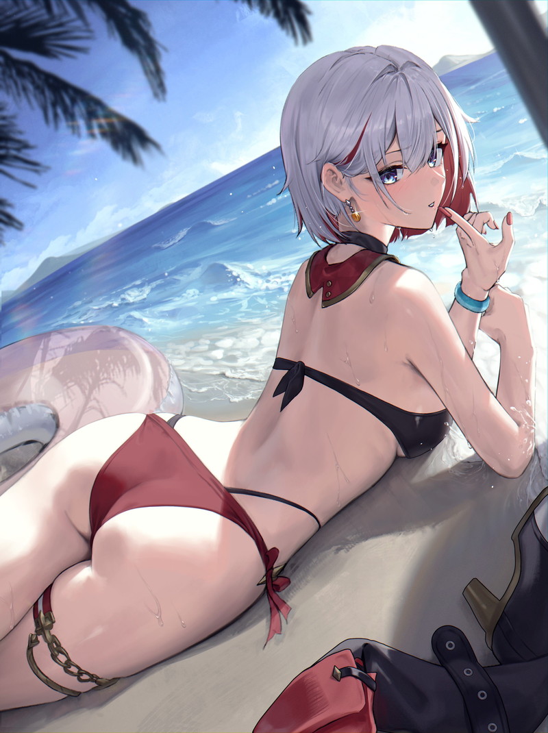 綺麗な背中が興奮する二次エロ画像まとめ Part８